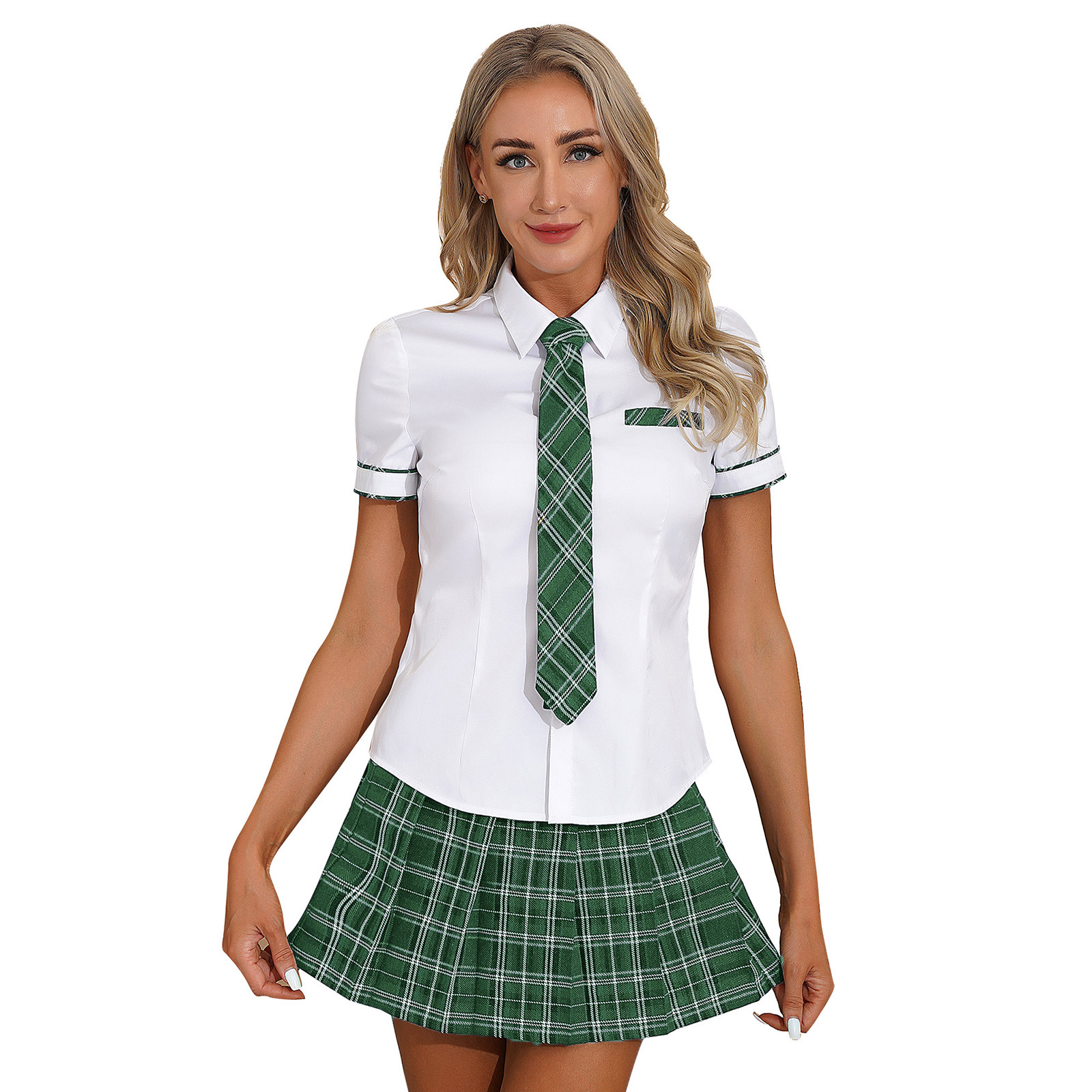 Team Sports - Women Three Piece Schoolgirl Cosplay Costume