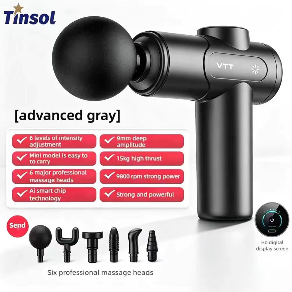 Electric Massage Gun Deep Tissue - TINSOL Electric Fascia Gun Deep Tissue