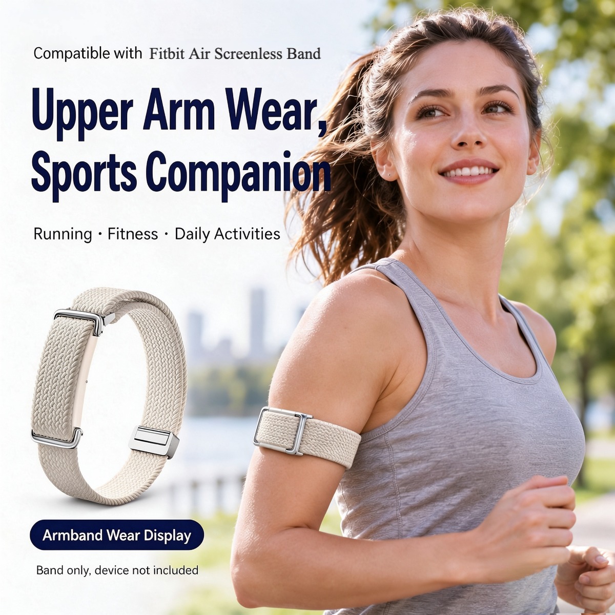 Resistance Bands Set With Handles - Nylon Magnetic Wristband & Armband for