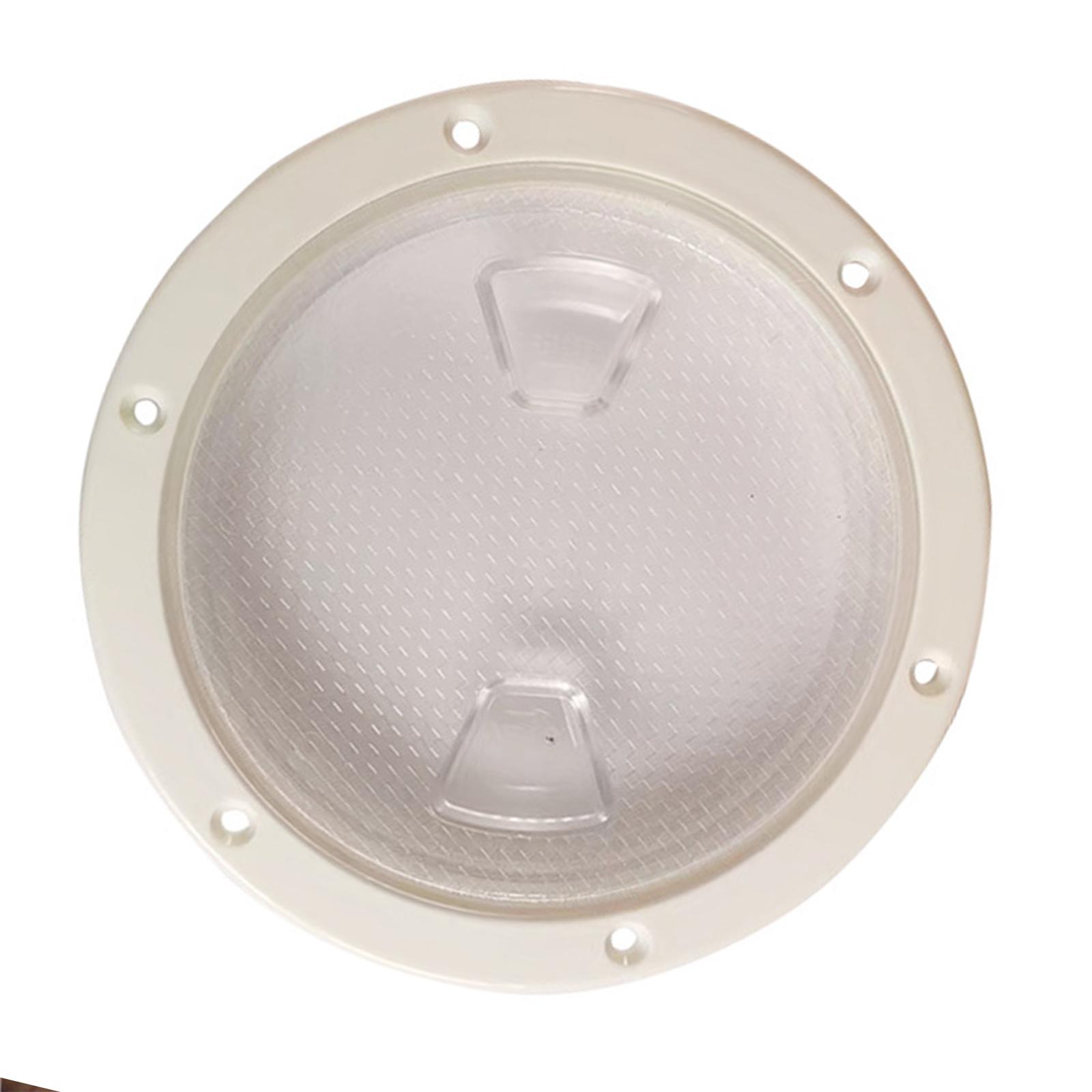 Fishing - Circular Boat Deck Plate Cover Clear