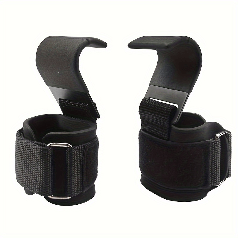 Weight Lifting Hook Grips With - Wrist Wraps Weightlifting Support recension och pris