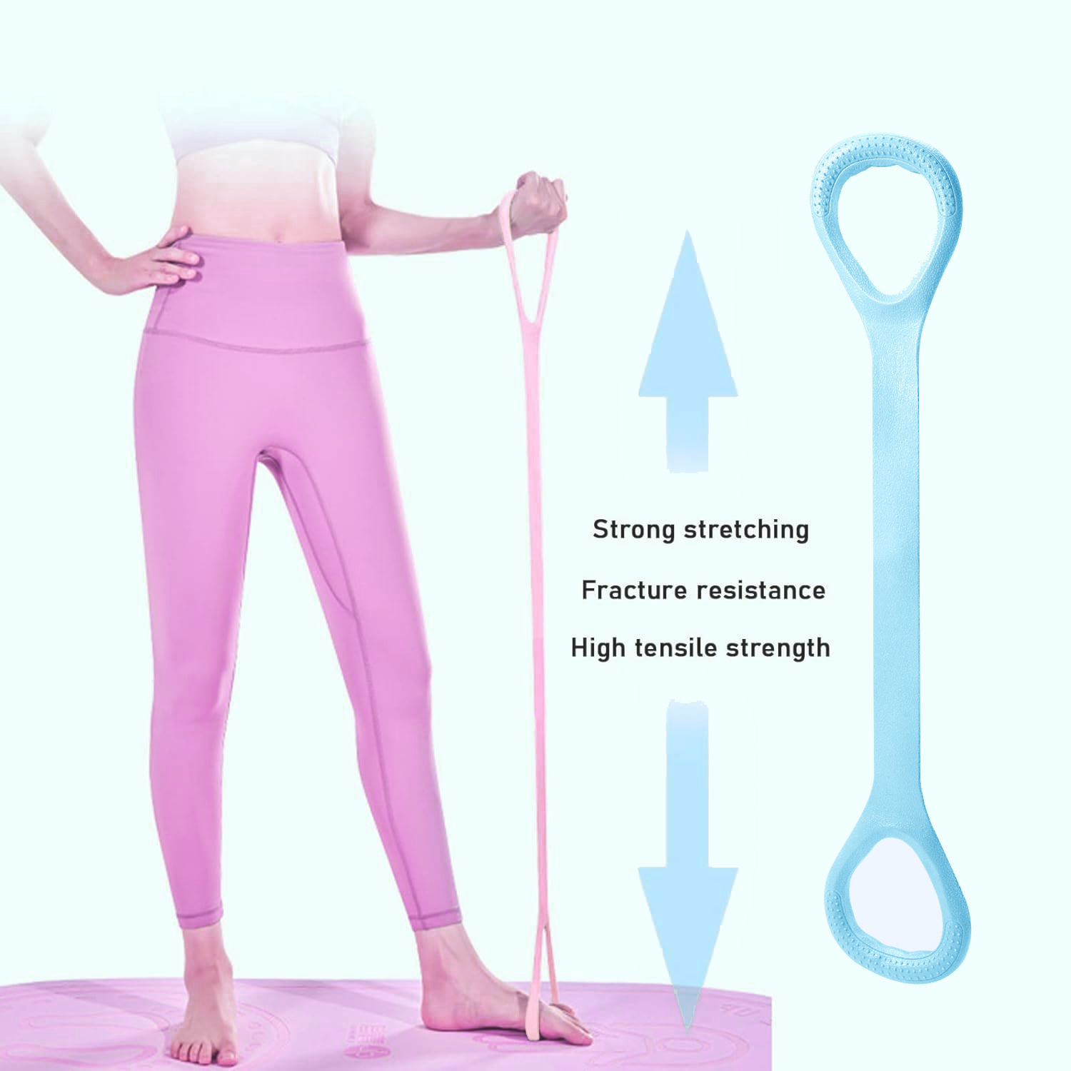 8 Fitness Resistance Band for  - Pilates Bar Kit With Resistance Bands recension och pris