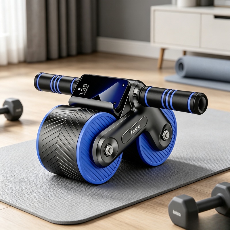 Auto-Rebound Double-Wheel Ab R - Ab Roller Wheel With Elbow Support recension och pris