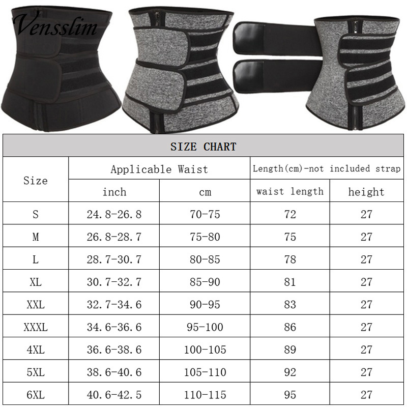 Vensslim Shaperwear Waist Trai - Sweat Waist Trainer Belt Neoprene recension och pris