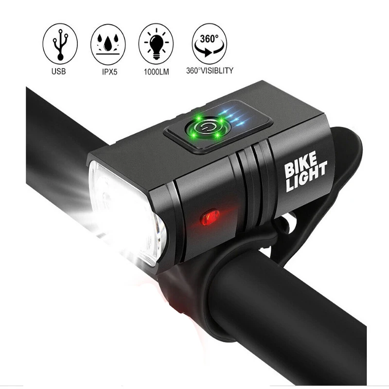 Bicycle Lights 1000 Lumen 2500 - Rechargeable Bicycle Headlight 1000 Lumen recension och pris
