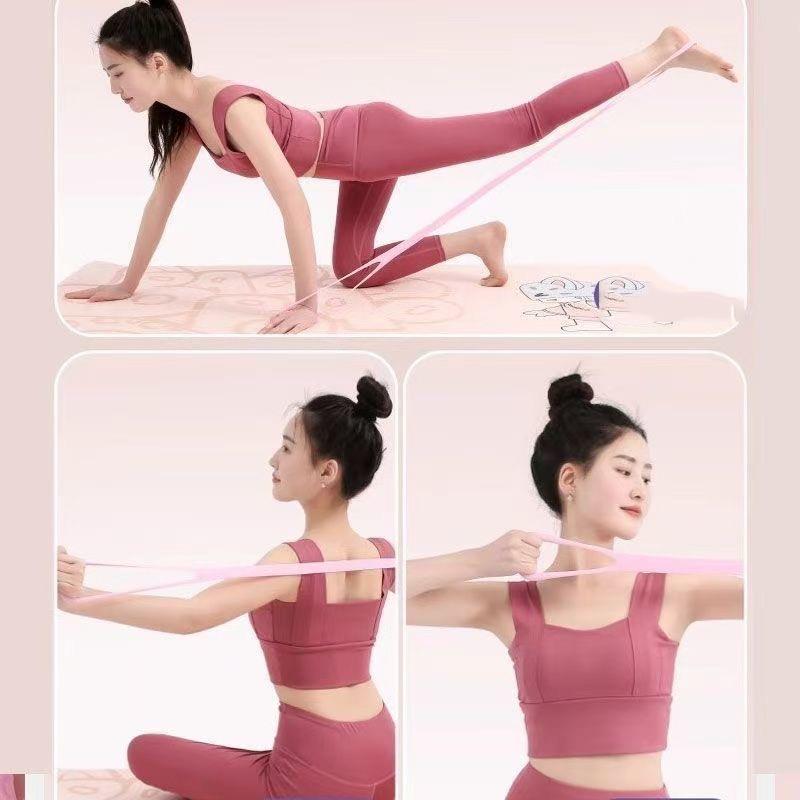 1/3Pcs 8-Shaped Resistance Ban - Pilates Bar Kit With Resistance Bands recension och pris