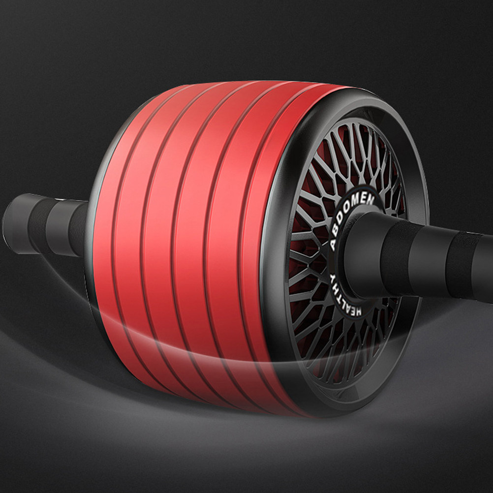 Quiet Fitness Wheel Red Non-Sl - Ab Roller Wheel With Elbow Support recension och pris