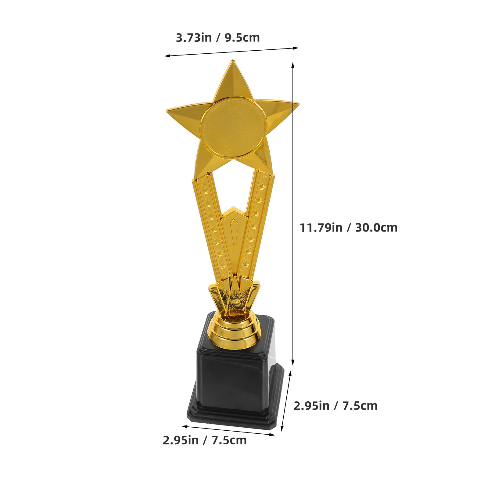 Gold Star Trophy Cup Small Pla - Team Sports recension och pris