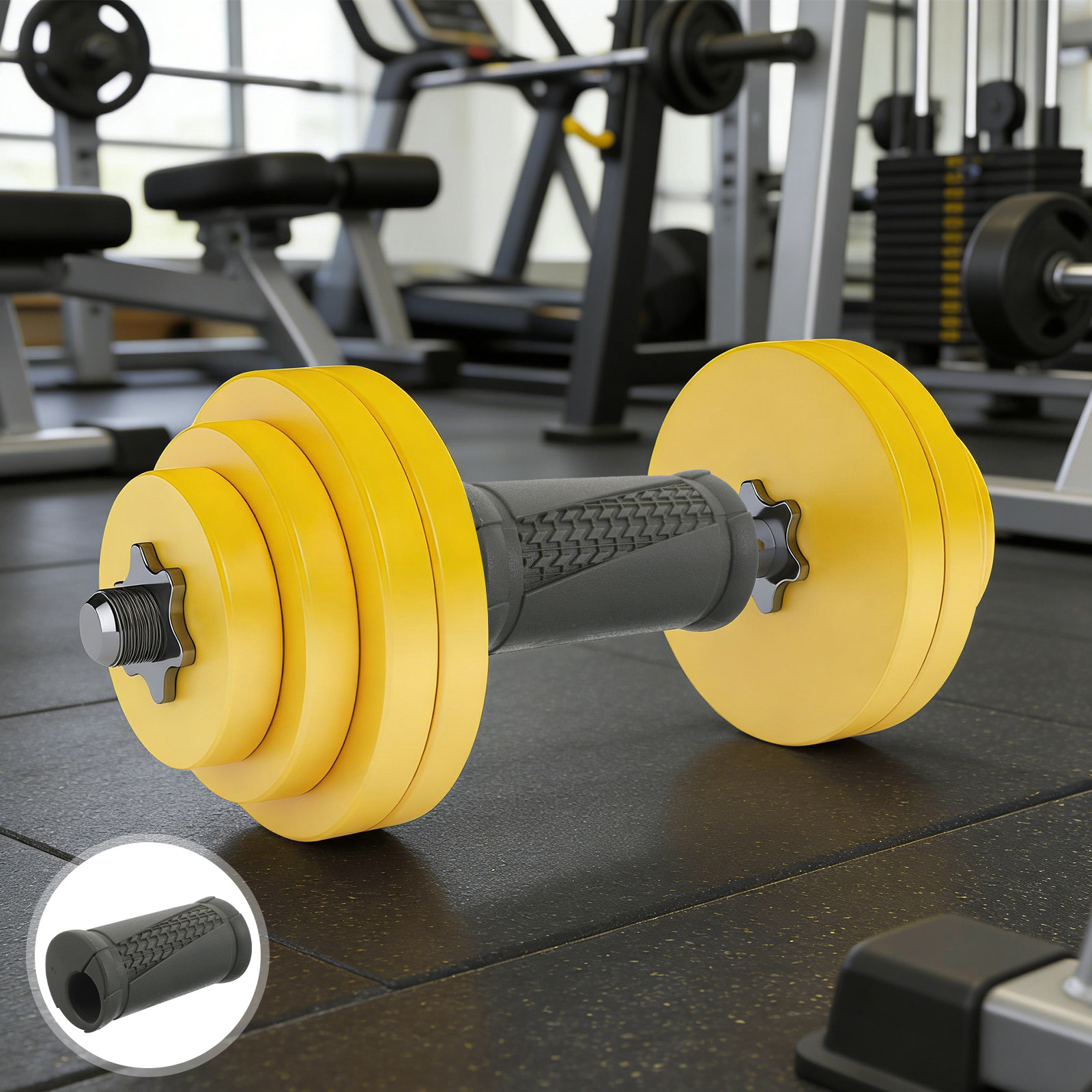 2Pcs Dumbbell Handles Grips No - Fitness Equipment recension och pris