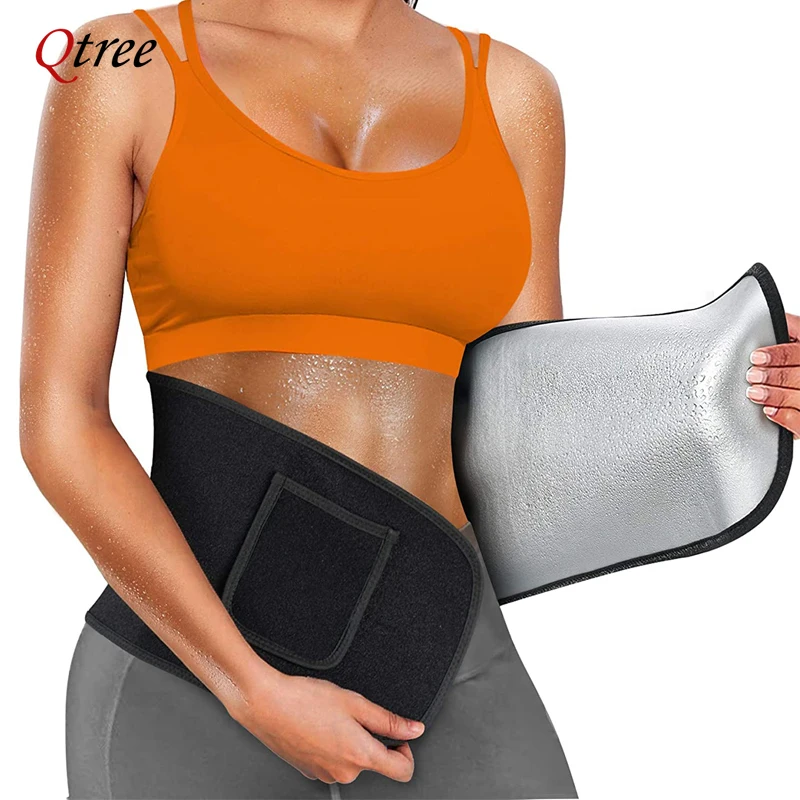 Qtree Waist Cincher Body Shape - Sweat Waist Trainer Belt Neoprene recension och pris
