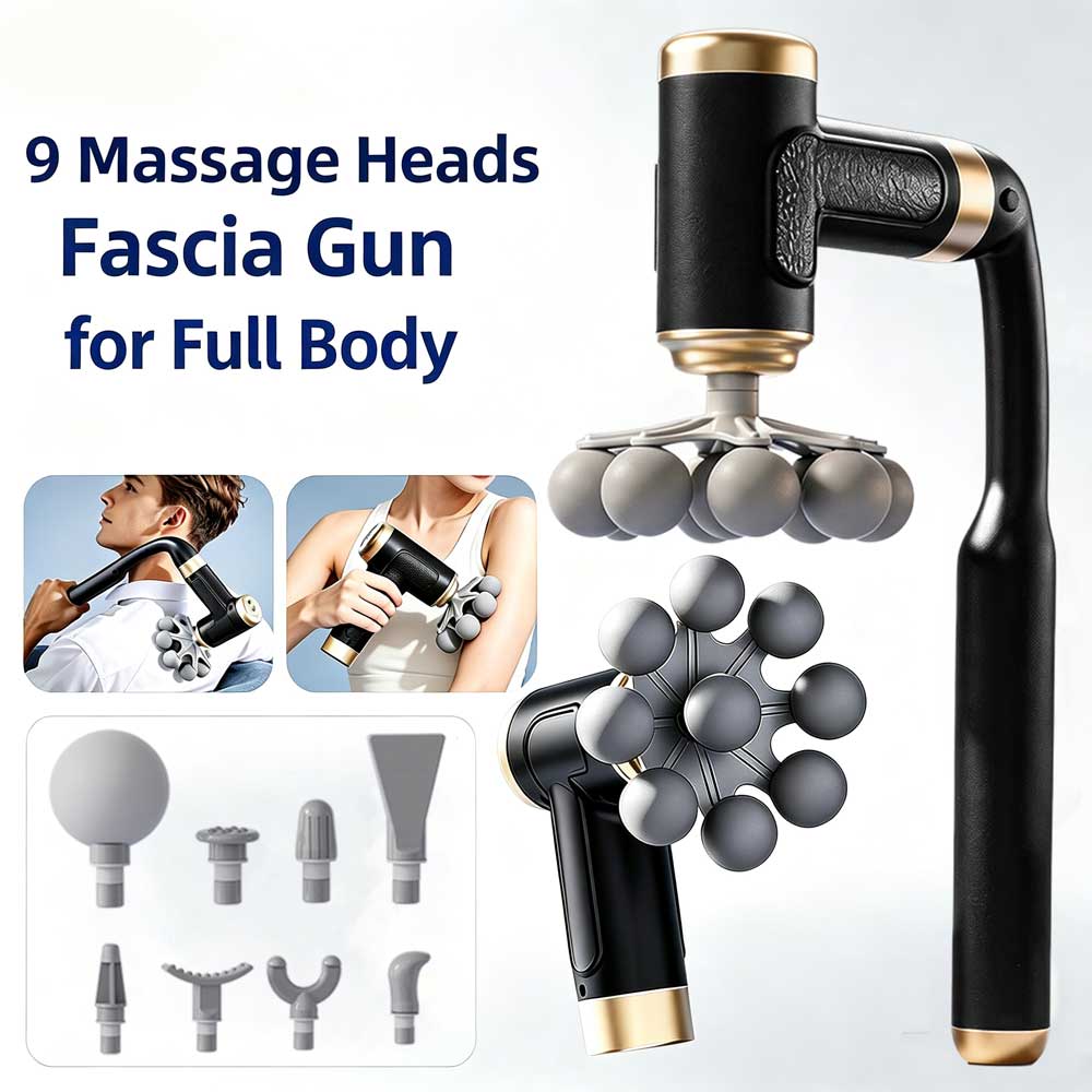 2-in-1 Long&Short Handle Fasci - Electric Massage Gun Deep Tissue recension och pris