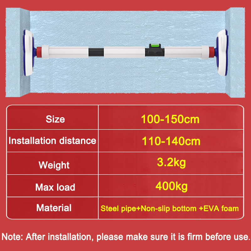 100-150cm Pull Up Bar for Door - Door Pull Up Bar No Screw recension och pris