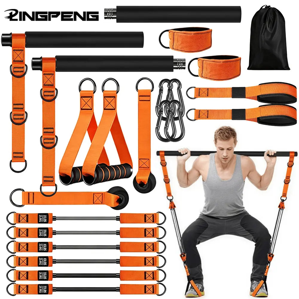 Resistance Band Home Pilates S - Pilates Bar Kit With Resistance Bands recension och pris