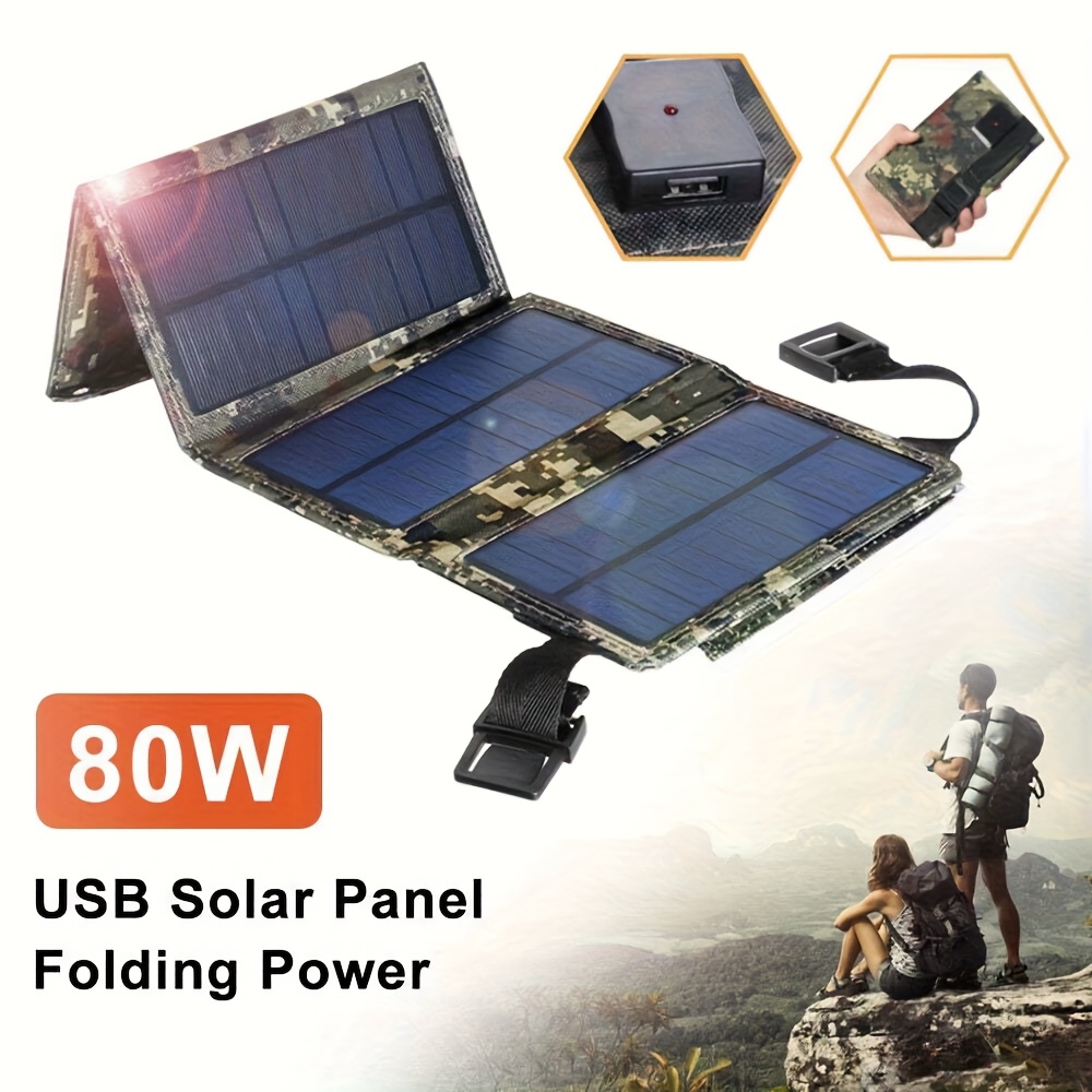 [Solar Panel] 80W Portable Fol - Hiking recension och pris