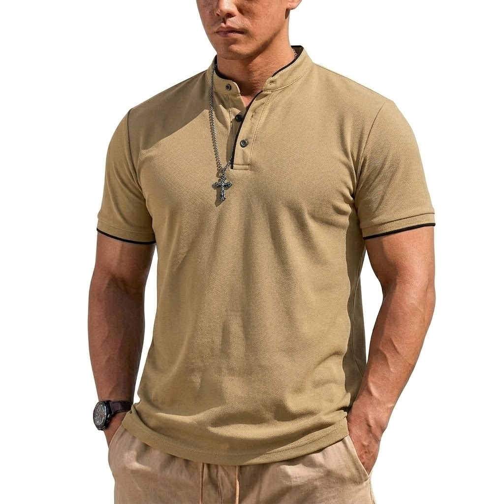 Summer Short Sleeve Henley Shi - Hiking recension och pris