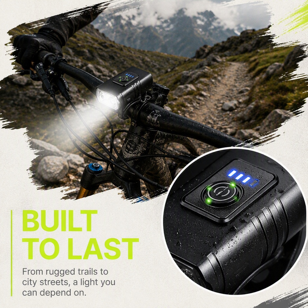Bike Light USB Rechargeable LE - Rechargeable Bicycle Headlight 1000 Lumen recension och pris