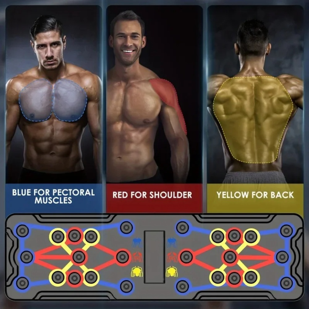 Portable Multifunctional Push- - Push Up Board Foldable Multi Function recension och pris