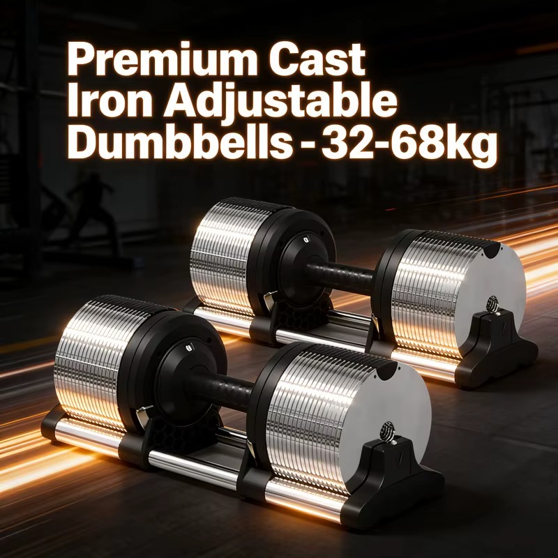 Quick Release 32kg 70lb Cast I - Adjustable Dumbbell Pair 40Kg recension och pris